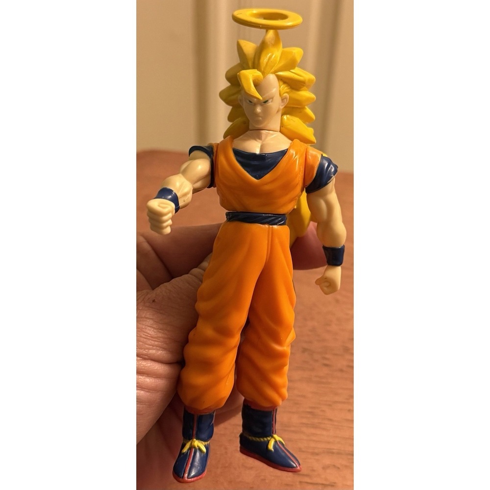 Vintage DBZ Dragonball Z GOHAN SS3 Action Figure 1989 With Halo
